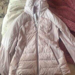 Lululemon worn once!!! Pale pink jacket